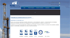 Desktop Screenshot of petrocampsas.com