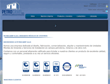 Tablet Screenshot of petrocampsas.com